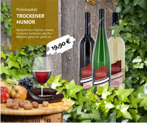 Probierpaket Trocken "Trockener Humor" - Weingut Fuhrmann & Sohn